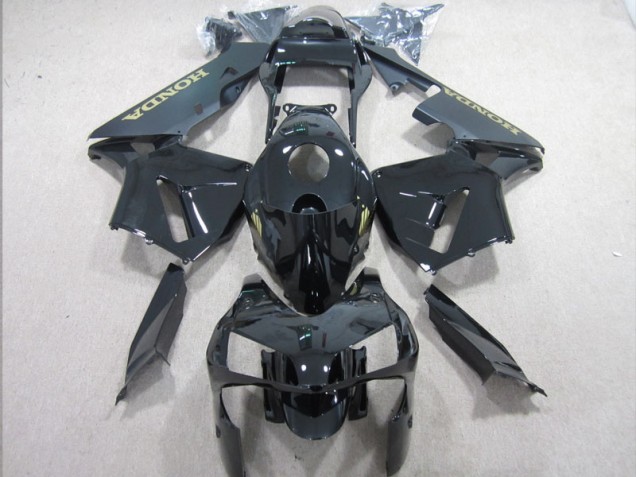 Custom 2003-2004 Black Gold Decal Honda CBR600RR Motorbike Fairing Custom 2003-2004 Black Gold Decal Honda CBR600RR Motorbike Fairing