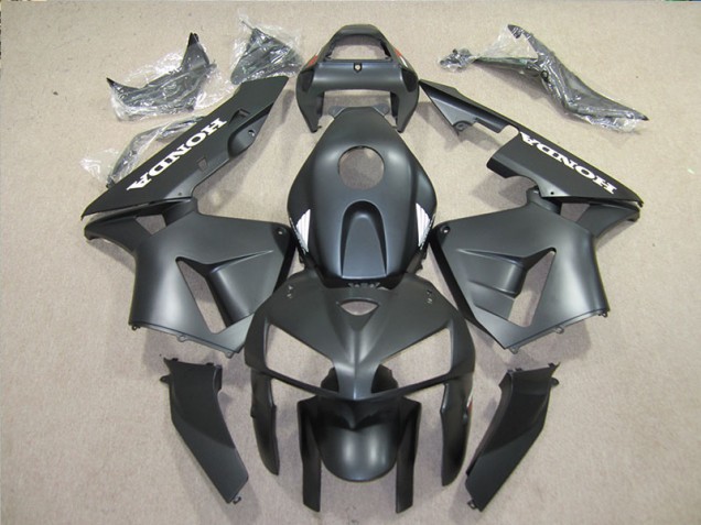 Custom 2005-2006 Black Honda CBR600RR Motorcycle Fairings Kit Custom 2005-2006 Black Honda CBR600RR Motorcycle Fairings Kit