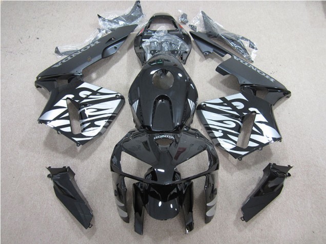 Custom 2005-2006 Black Honda CBR600RR Motorbike Fairing Kits Custom 2005-2006 Black Honda CBR600RR Motorbike Fairing Kits