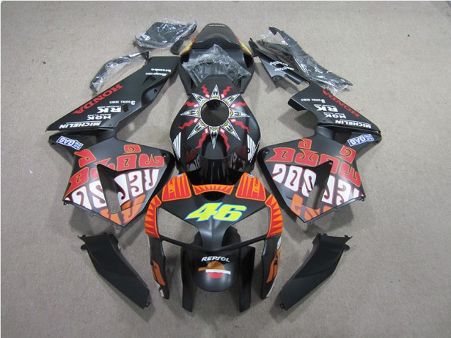 Custom 2005-2006 Repsol 46 Honda CBR600RR Motorcycle Fairings Kits Custom 2005-2006 Repsol 46 Honda CBR600RR Motorcycle Fairings Kits
