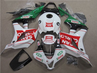 Custom 2007-2008 Red White San Carlo Honda CBR600RR Motorbike Fairing