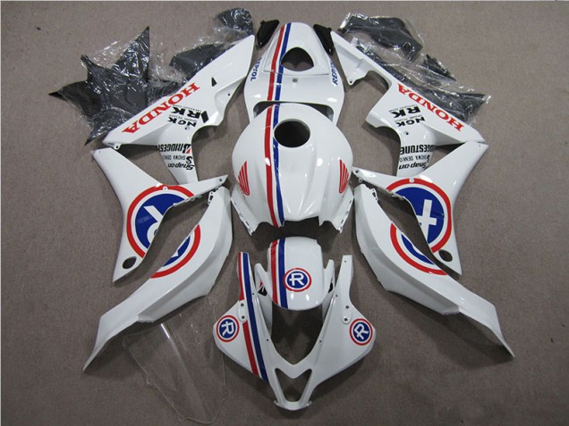 Custom 2007-2008 White R Honda CBR600RR Motorcycle Fairings Kits Custom 2007-2008 White R Honda CBR600RR Motorcycle Fairings Kits