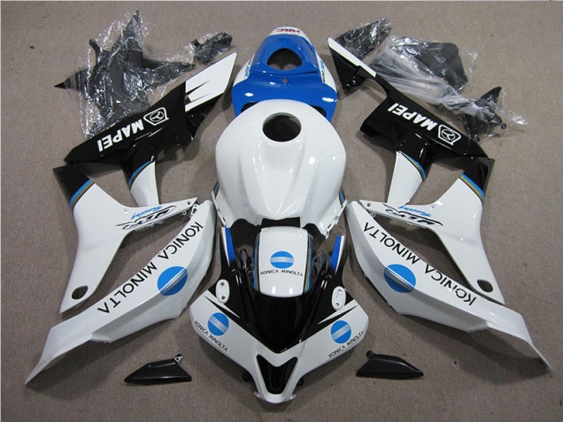Custom 2007-2008 Blue White Black Konica Minolta MAPEI Honda CBR600RR Moto Fairings Custom 2007-2008 Blue White Black Konica Minolta MAPEI Honda CBR600RR Moto Fairings