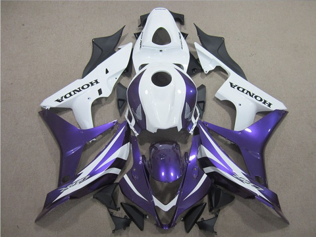 Custom 2007-2008 Purple White Honda CBR600RR Motor Bike Fairings Custom 2007-2008 Purple White Honda CBR600RR Motor Bike Fairings