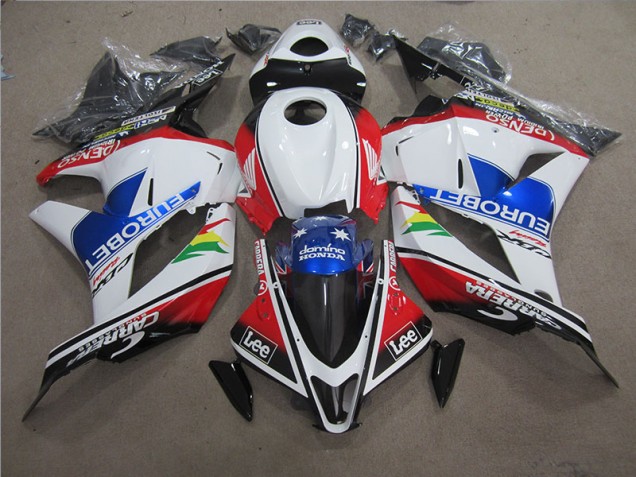 Custom 2009-2012 Blue White EUROBET Lee Honda CBR600RR Motorcycle Fairing Custom 2009-2012 Blue White EUROBET Lee Honda CBR600RR Motorcycle Fairing