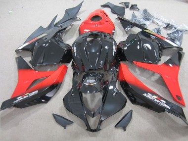 Custom 2009-2012 Black Red Honda CBR600RR Bike Fairing