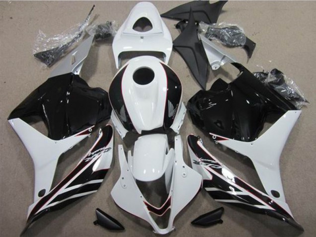 Custom 2009-2012 White Black Honda CBR600RR Motorcycle Fairings Kit Custom 2009-2012 White Black Honda CBR600RR Motorcycle Fairings Kit