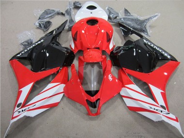 Custom 2009-2012 Red Black White Honda CBR600RR Motorcylce Fairings