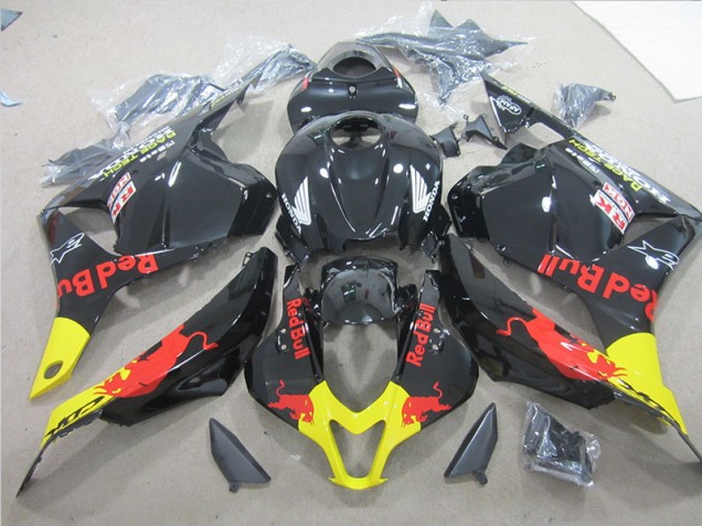 Custom 2009-2012 Black Yellow Red Bull Honda CBR600RR Motorbike Fairings Custom 2009-2012 Black Yellow Red Bull Honda CBR600RR Motorbike Fairings