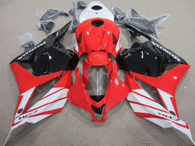Custom 2009-2012 Red Black White Honda CBR600RR Motorcycle Fairings Kit