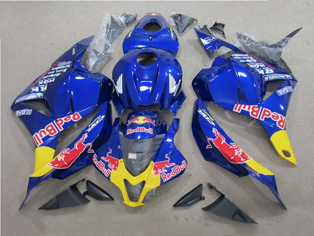 Custom 2009-2012 Blue Red Bull Honda CBR600RR Motor Bike Fairings Custom 2009-2012 Blue Red Bull Honda CBR600RR Motor Bike Fairings
