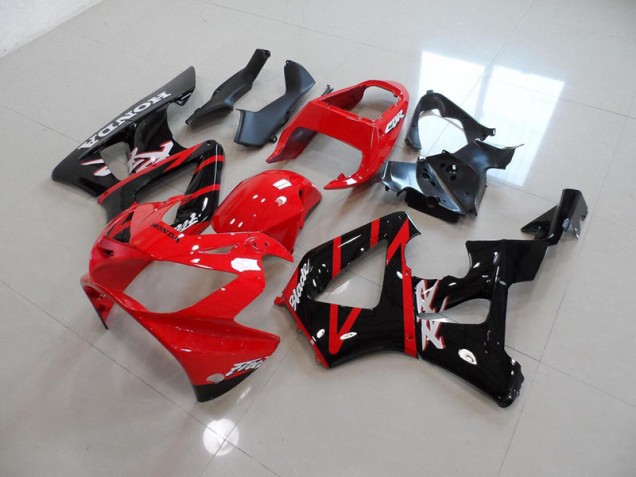 Aftermarket 2000-2001 Red Black Honda CBR900RR 929 Motorcycle Fairings