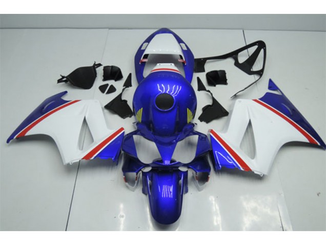 Aftermarket 2002-2013 Blue White Honda VFR800 Motorcycle Fairings Kit