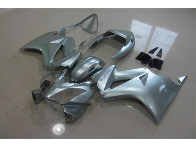 Custom 2002-2013 Silver Honda VFR800 Motorcycle Fairing Kit Custom 2002-2013 Silver Honda VFR800 Motorcycle Fairing Kit