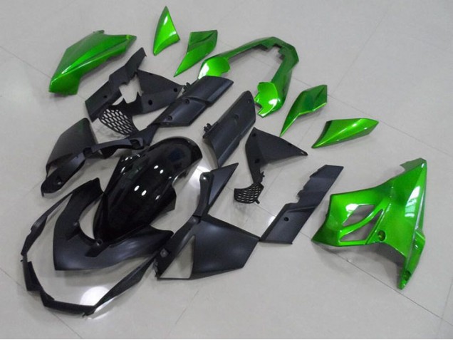 Aftermarket 2007-2009 Black Green Kawasaki Z1000 Motorcycle Replacement Fairings