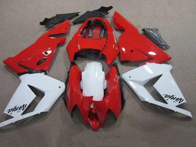 Custom 2003-2005 Red White Ninja Kawasaki ZX10R Motorcycle Bodywork Custom 2003-2005 Red White Ninja Kawasaki ZX10R Motorcycle Bodywork