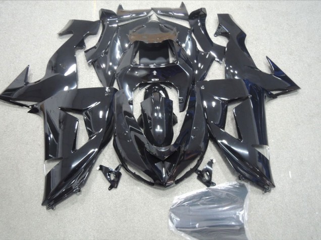 Custom 2006-2007 Black Kawasaki ZX10R Replacement Motorcycle Fairings Custom 2006-2007 Black Kawasaki ZX10R Replacement Motorcycle Fairings