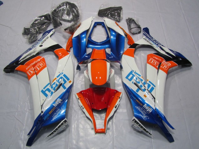 Custom 2011-2015 Blue Orange Kawasaki ZX10R Motor Fairings Custom 2011-2015 Blue Orange Kawasaki ZX10R Motor Fairings