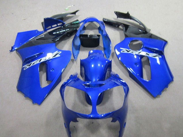 Custom 2000-2001 Blue Kawasaki ZX12R Motorbike Fairing