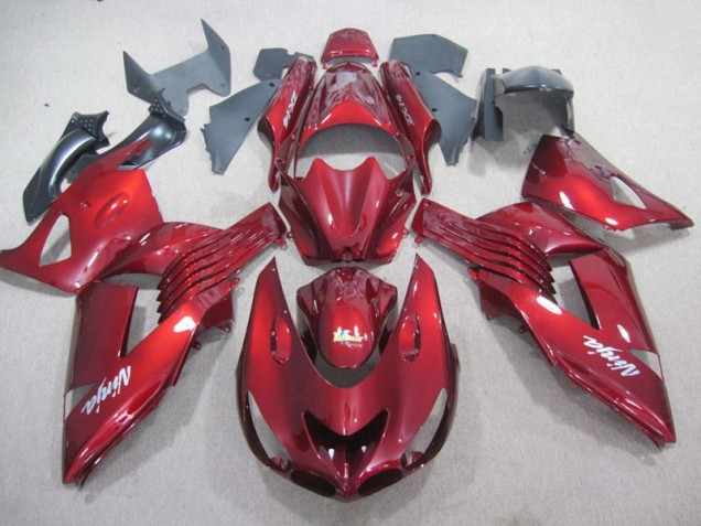 Custom 2006-2011 Red White Ninja Decal Kawasaki ZX14R ZZR1400 Bike Fairings Custom 2006-2011 Red White Ninja Decal Kawasaki ZX14R ZZR1400 Bike Fairings
