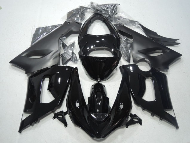 Custom 2005-2006 Black Kawasaki ZX6R Replacement Motorcycle Fairings & Bodywork Custom 2005-2006 Black Kawasaki ZX6R Replacement Motorcycle Fairings & Bodywork