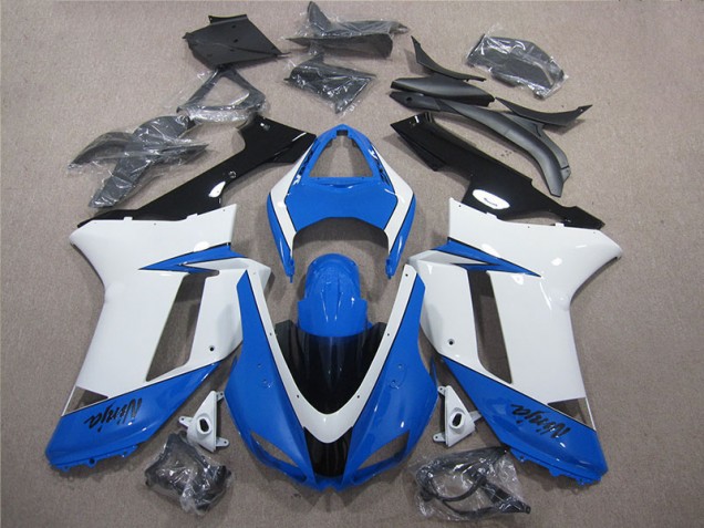 Custom 2007-2008 Black Kawasaki ZX6R Motorbike Fairings Custom 2007-2008 Black Kawasaki ZX6R Motorbike Fairings