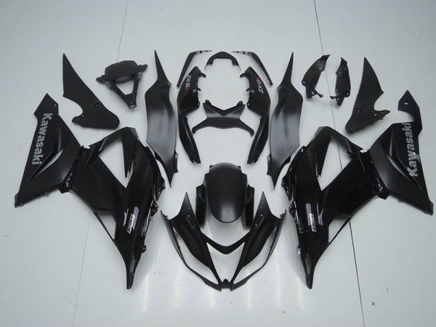 Custom 2013-2018 Matte Black Kawasaki ZX6R Motorbike Fairings Custom 2013-2018 Matte Black Kawasaki ZX6R Motorbike Fairings