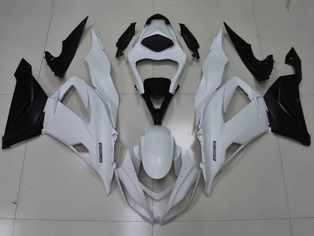 Custom 2013-2018 White Black 636 Kawasaki ZX6R Motorbike Fairing Kits Custom 2013-2018 White Black 636 Kawasaki ZX6R Motorbike Fairing Kits