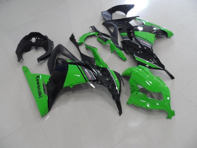 Custom 2013-2016 Black Green Kawasaki ZX300R Motorcycle Replacement Fairings Custom 2013-2016 Black Green Kawasaki ZX300R Motorcycle Replacement Fairings
