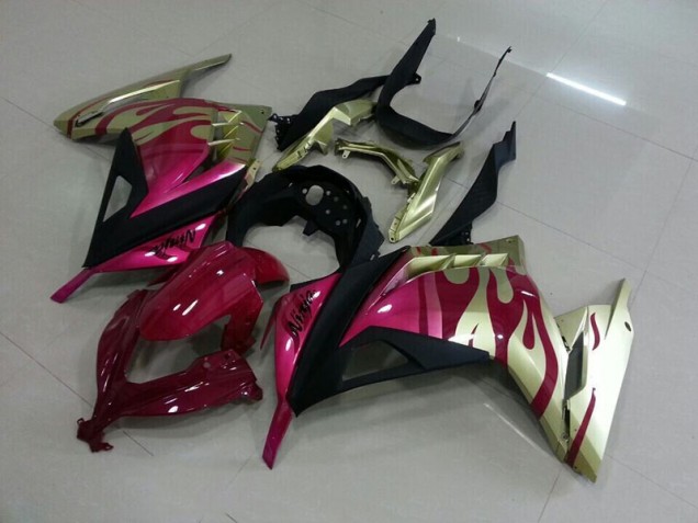 Custom 2013-2016 Kawasaki ZX300R Motorcycle Fairings Kit Custom 2013-2016 Kawasaki ZX300R Motorcycle Fairings Kit