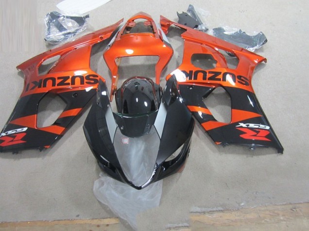 Custom 2003-2004 Black Orange Suzuki GSXR1000 Motorbike Fairing Custom 2003-2004 Black Orange Suzuki GSXR1000 Motorbike Fairing