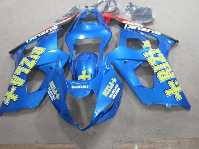 Custom 2003-2004 Blue Rizla Suzuki GSXR1000 Motorcycle Replacement Fairings Custom 2003-2004 Blue Rizla Suzuki GSXR1000 Motorcycle Replacement Fairings