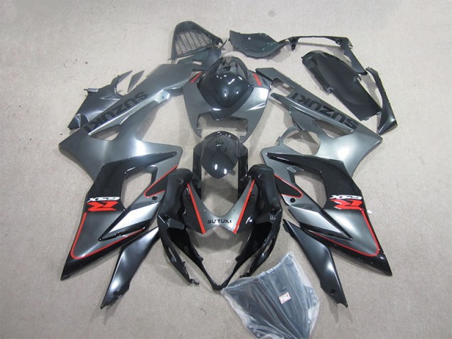 Custom 2005-2006 Black Red Suzuki GSXR1000 Motorcycle Fairings Kit Custom 2005-2006 Black Red Suzuki GSXR1000 Motorcycle Fairings Kit