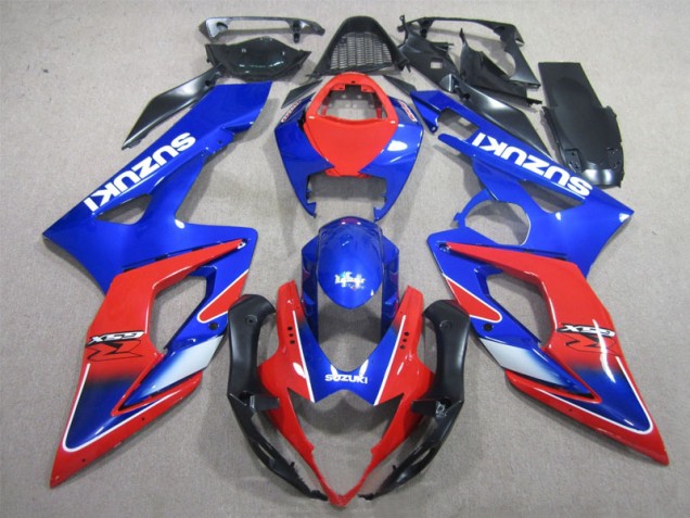 Custom 2005-2006 Blue Red Suzuki GSXR1000 Motorcyle Fairings Custom 2005-2006 Blue Red Suzuki GSXR1000 Motorcyle Fairings