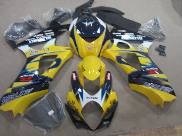 Custom 2007-2008 Yellow Blue Suzuki GSXR1000 Replacement Fairings Custom 2007-2008 Yellow Blue Suzuki GSXR1000 Replacement Fairings