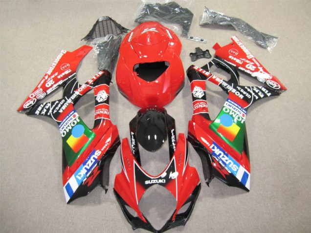 Custom 2007-2008 Red Black Suzuki GSXR1000 Motor Fairings Custom 2007-2008 Red Black Suzuki GSXR1000 Motor Fairings