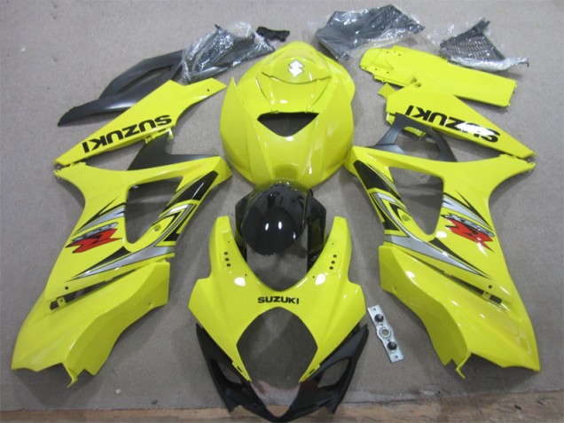 Custom 2007-2008 Yellow Black Suzuki GSXR1000 Motorcycle Fairings Kit Custom 2007-2008 Yellow Black Suzuki GSXR1000 Motorcycle Fairings Kit