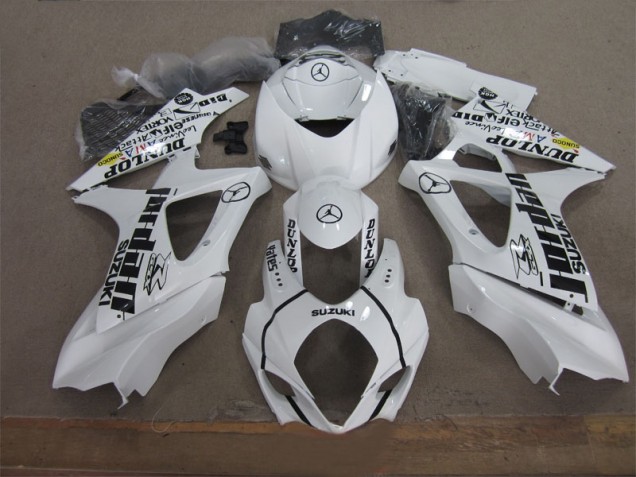 Custom 2007-2008 White Black Jordan Suzuki GSXR1000 Motorbike Fairings Custom 2007-2008 White Black Jordan Suzuki GSXR1000 Motorbike Fairings