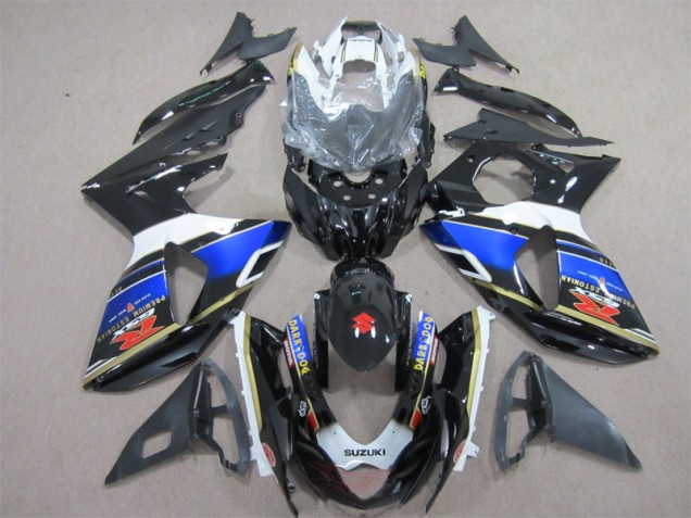 Custom 2009-2016 Black Blue Dark Dog Suzuki GSXR1000 Motorcycle Fairing Kits Custom 2009-2016 Black Blue Dark Dog Suzuki GSXR1000 Motorcycle Fairing Kits