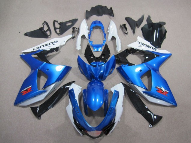 Custom 2009-2016 Blue White Suzuki GSXR1000 Bike Fairings Custom 2009-2016 Blue White Suzuki GSXR1000 Bike Fairings