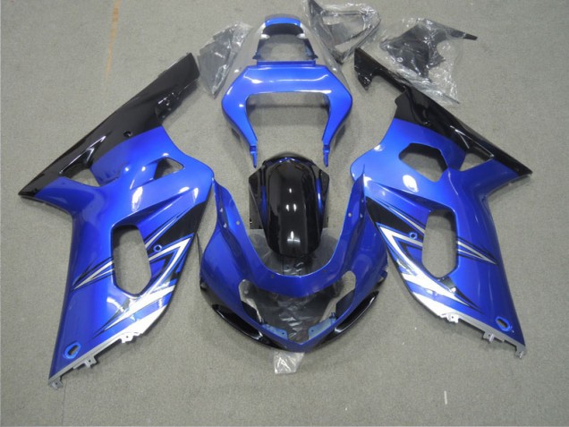 Custom 2001-2003 Blue Suzuki GSXR600 Motorcycle Fairing Custom 2001-2003 Blue Suzuki GSXR600 Motorcycle Fairing