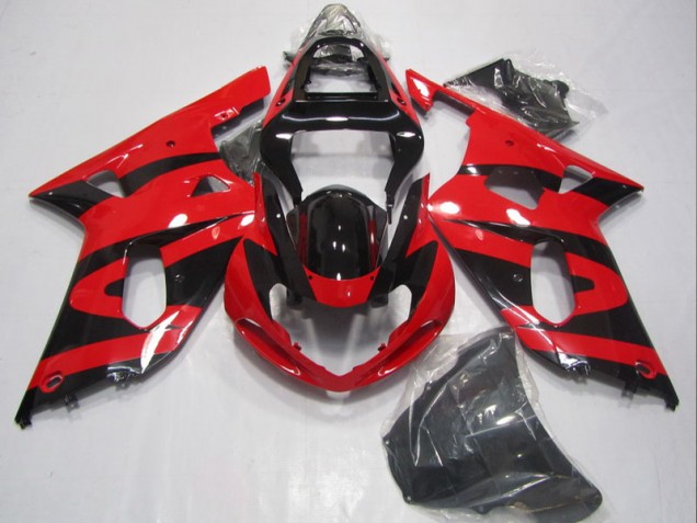 Custom 2001-2003 Black Red Suzuki GSXR600 Motorbike Fairing Custom 2001-2003 Black Red Suzuki GSXR600 Motorbike Fairing