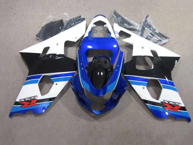 Custom 2004-2005 Blue White Suzuki GSXR600 Motor Fairings Custom 2004-2005 Blue White Suzuki GSXR600 Motor Fairings