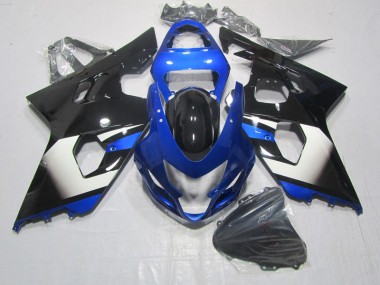 Aftermarket 2004-2005 Black Blue Suzuki GSXR600 Motorcylce Fairings