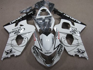 Custom 2004-2005 White Corona Extra Motul Suzuki GSXR600 Bike Fairing Kit