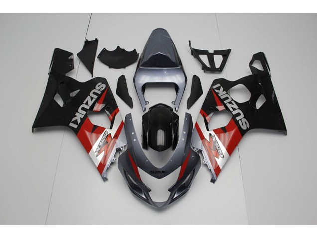 Custom 2004-2005 Black Red Suzuki GSXR750 Bike Fairings Custom 2004-2005 Black Red Suzuki GSXR750 Bike Fairings