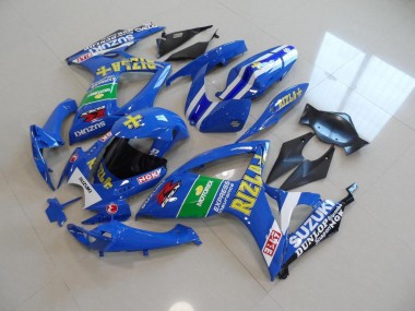 Custom 2006-2007 Blue Yellow Rizla Suzuki GSXR750 Replacement Fairings