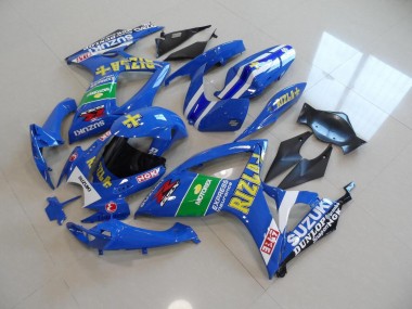 Aftermarket 2006-2007 Blue Yellow Rizla Suzuki GSXR750 Replacement Fairings