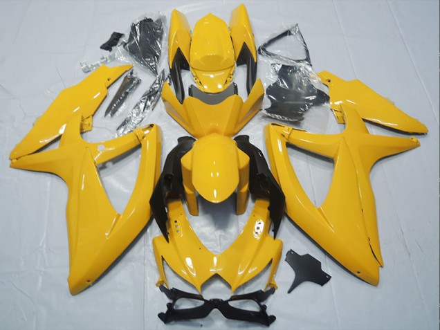 Custom 2008-2010 Yellow Suzuki GSXR750 Motorbike Fairings Custom 2008-2010 Yellow Suzuki GSXR750 Motorbike Fairings