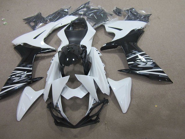 Custom 2011-2021 White Black Suzuki GSXR750 Motorcycle Fairing Kit Custom 2011-2021 White Black Suzuki GSXR750 Motorcycle Fairing Kit